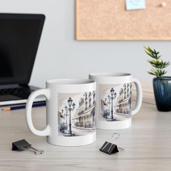 Mug - City Cafe Street Calm Serenity Travel Design