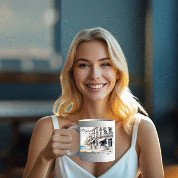 White Ceramic Coffee Mug 11oz – Classic Gift for Coffee, Tea & Hot Chocolate Lovers