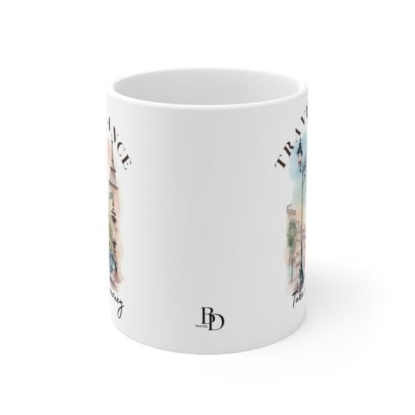Travel France Paris Adventure Mug – 11oz Ceramic Coffee Cup